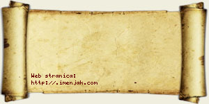 Natalija Miljojčić vizit kartica